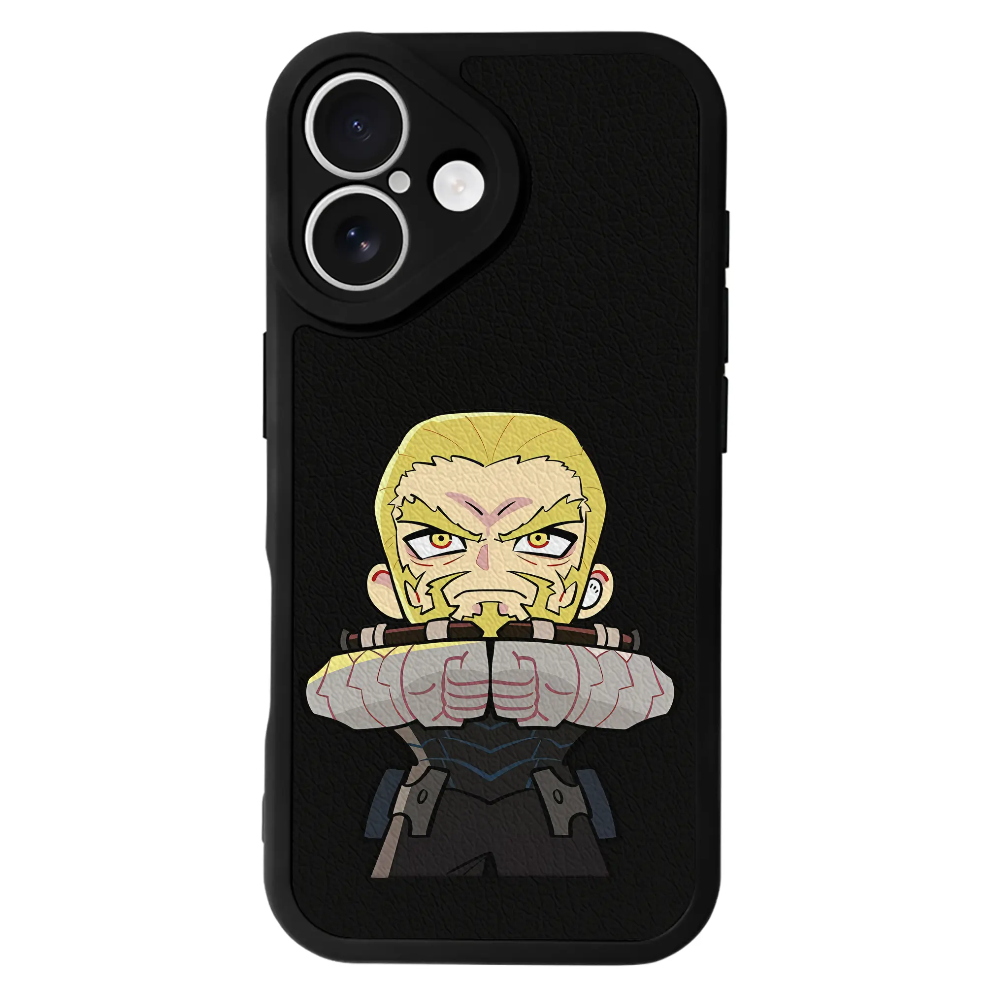 怪獣8号 グッズ,四ノ宮 功 - IPhone 16シリーズ対応 ・ シリコンスマホケース ・ レザー調 ・ 高精度フィット ・ 耐衝撃 ・ ワイヤレス充電対応 ・ 精密カット